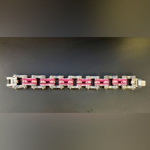 Women’s Stainless Steel Motorcycle Chain Bracelet